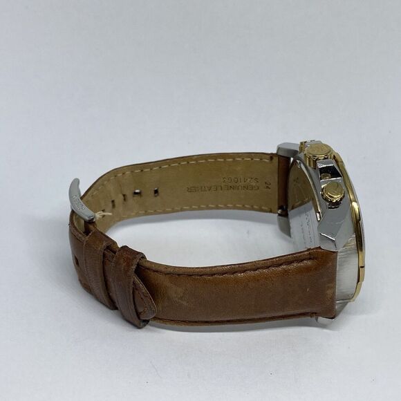 Michael Kors Grayson MK8185 Men's Brown Leather Analog Dial Quartz Watch UC796 - Picture 12 of 12